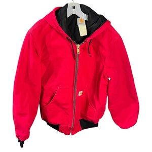 VTG Carhartt Red Hooded J140 RED Jacket